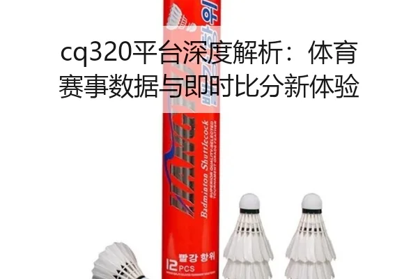 cq320平台深度解析：体育赛事数据与即时比分新体验