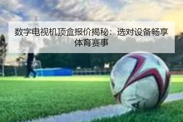 数字电视机顶盒报价揭秘：选对设备畅享体育赛事