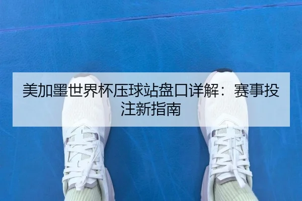 美加墨世界杯压球站盘口详解：赛事投注新指南